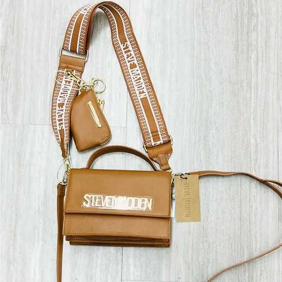 brown steve madden crossbody